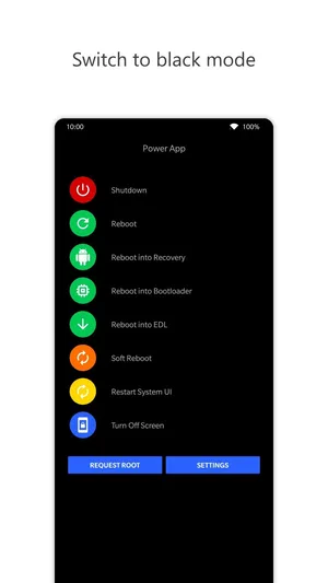 Power App  Simple Power Menu Root only